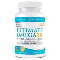 Ultimate Omega 2X, 2150mg de limão 60 pérolas - Nordic Naturals