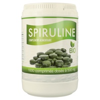 Spirulina em comprimidos Bio 500 mg 1000 comprimidos - GPH Diffusion