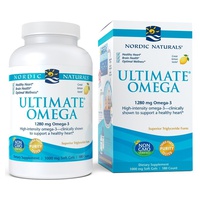 Ultimate Omega, 1280mg de sabor a limão 180 pérolas (Limão) - Nordic Naturals