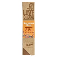 Barrita de Cacau com Nozes e Maca 81% 1 barra - Lovechock