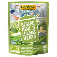 Sopa de 5 Vegetais Verdes Bio 50 g - Danival