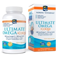 Ultimate Omega + CoQ10, 1280mg 120 pérolas - Nordic Naturals