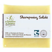 Shampoo sólido para cabelos secos e danificados, sem óleo essencial 1 unidade de 100g - Le Domaine De Tamara