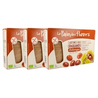 Torrada de castanha orgânica crocante sem glúten 3 unidades - Le Pain des Fleurs