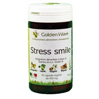 Sorriso Estressado 40 cápsulas vegetais de 450mg - Golden Wave