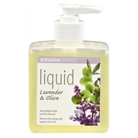 Sabonete líquido de lavanda e azeitona 300 ml - Sodasan