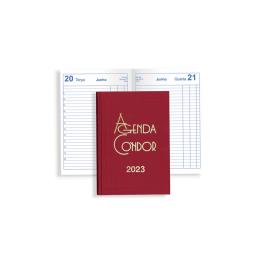 FIRMO Agenda Diária Condor, 100 x 160 mm, Vermelho, 2023