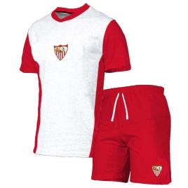 Sevilla Fc Crest Junior Short Sleeve Pyjama  14 Years