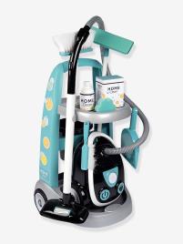 Carrinho de limpeza com aspirador - SMOBY azul