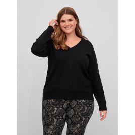 Vila Evoked Ril V Neck Sweater  50 Mulher