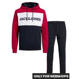 Jack & Jones Logo Blocking Hoodie  XL Homem