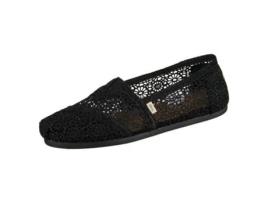 Ténis TOMS Classic Crochet (Preto - Material Sintético- 36,5)