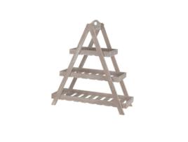 Estanteria madera 3 estantes 60x24x70 cm