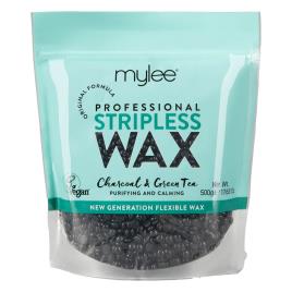 Mylee Charcoal and Green Tea Stripless Wax 500g