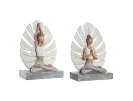 Figura Decorativa Dkd Home Decor Cinzento Branco .