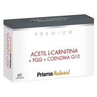 Acetil L-carnitina + PQQ + Q10 60 cápsulas de 731.54mg - Prisma Natural