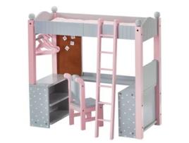 Acessórios de Bonecos OLIVIA'S LITTLE WORLD (Madeira - Rosa - 53,3 cm)