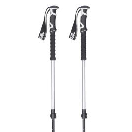 K2 Lockjaw Alu-eva Poles Prateado 105-145 cm