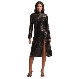 Superdry Long Sleeves Backless Sparkly Midi Dress  XL Mulher
