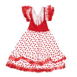 Flamenco Vsrblanclro10 Dress  10 Years Menina
