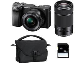 Kit Máquina Fotográfica SONY A 6400 + 16-50 + 55-210 (APS-C)
