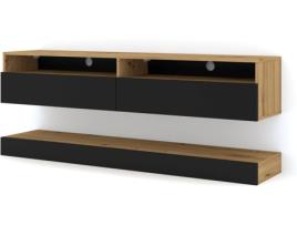 Móvel de TV ?BIM FURNITURE Duo (160x33x30 cm - Melamina - Castanho)