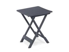 Mesa de Campismo Dobrável Mesa de Jardim Dobrável Mesa de Jardim Antracite URBAN LIVING (45x43x50cm)
