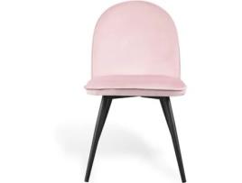 Cadeira VMO HOME Mads Velvet (Veludo - Rosa)
