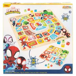 Spidey Marvel jogo de mesa de madeira