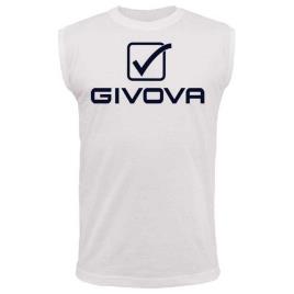 Givova Logo Big Sleeveless T-shirt Blanco S Hombre