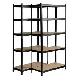 Catterhouse Hans Plus 5 90x40x180 Cm Metal Shelf 2 Units Dourado
