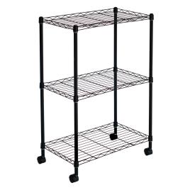 Catterhouse Klaus 80 Negra Baldas 56x35x80 Cm Metal Shelf With Grid Prateado