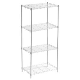 Catterhouse Klaus 4 56x35x120 Cm Metal Shelf With Grid Prateado