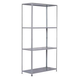 Catterhouse Nils Solid 4 70x30x137 Cm Galanized Shelf Prateado