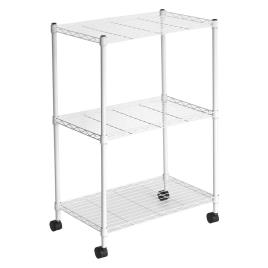 Catterhouse Klaus 3 56x35x80 Cm Metal Shelf With Grid Prateado