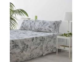 Conjunto de Lençois COTTON ARTEAN Haku (Cinzento - Cama de 150 cm - Bambú)