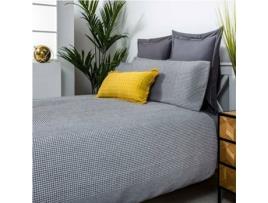 Capa de Edredão COTTON ARTEAN Bidart (Cinzento - 240x220 cm - Algodão)