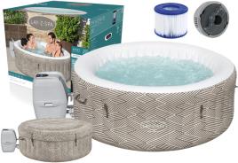 Spa Jacuzzi Insuflável Madrid AirJet p/ 4 Pessoas (180x66cm) - BESTWAY 60055