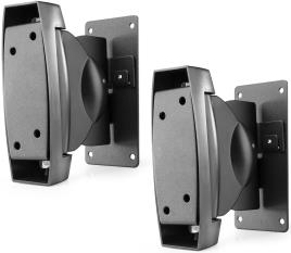 Pack 2x Suportes de Parede Reforçados Preto p/ Colunas (HTS30) - AUDIZIO