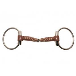 Metalab Pinchless 17 Mm Leather Snaffle  115 mm