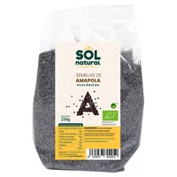 Sementes de papoula orgânicas 250 g - Sol Natural