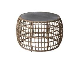 Mesa de Centro Exterior DUDECO (Aço - Bege)