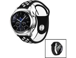 Bracelete + Película Honor Watch GS 3 G4M Desportiva Preto e Branco