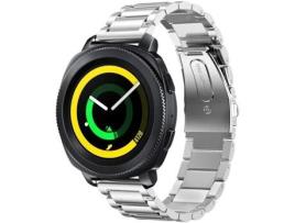 Bracelete de Aço + Ferramenta para Samsung Galaxy Watch5 LTE - 40mm - Cinza