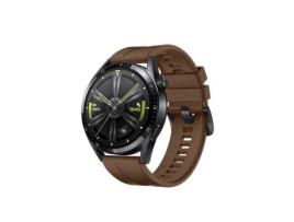 Bracelete Silicone para Huawei Watch GT 3 46mm Active - Castanho