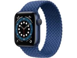 Bracelete Apple Watch Series 7 45mm G4M Solo Nylon Azul Escuro