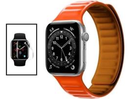 Kit Bracelete + Película GIFT4ME (Apple Watch Series 4 - 40mm - Laranja)