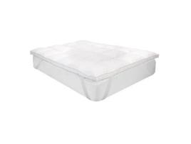Sobre-ColchÃ?Ã?Â?Ã?Ã?Â?Ã?Â?Ã?Â?Â?Ã?Â?Ã?Â?Â£o PIKOLIN HOME AlgodÃ?Ã?Â?Ã?Ã?Â?Ã?Â?Ã?Â?Â?Ã?Â?Ã?Â?Â£o Branco (140 x 190/200 cm)