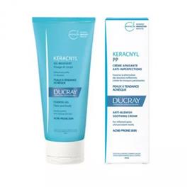 Ducray Keracnyl Gel Espuma 200ml + Ducray Keracnyl PP Creme 30ml