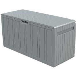 Gardiun Top Outdoor Storage Resin Deck Box 270l  117 x 45.5 x 57 cm